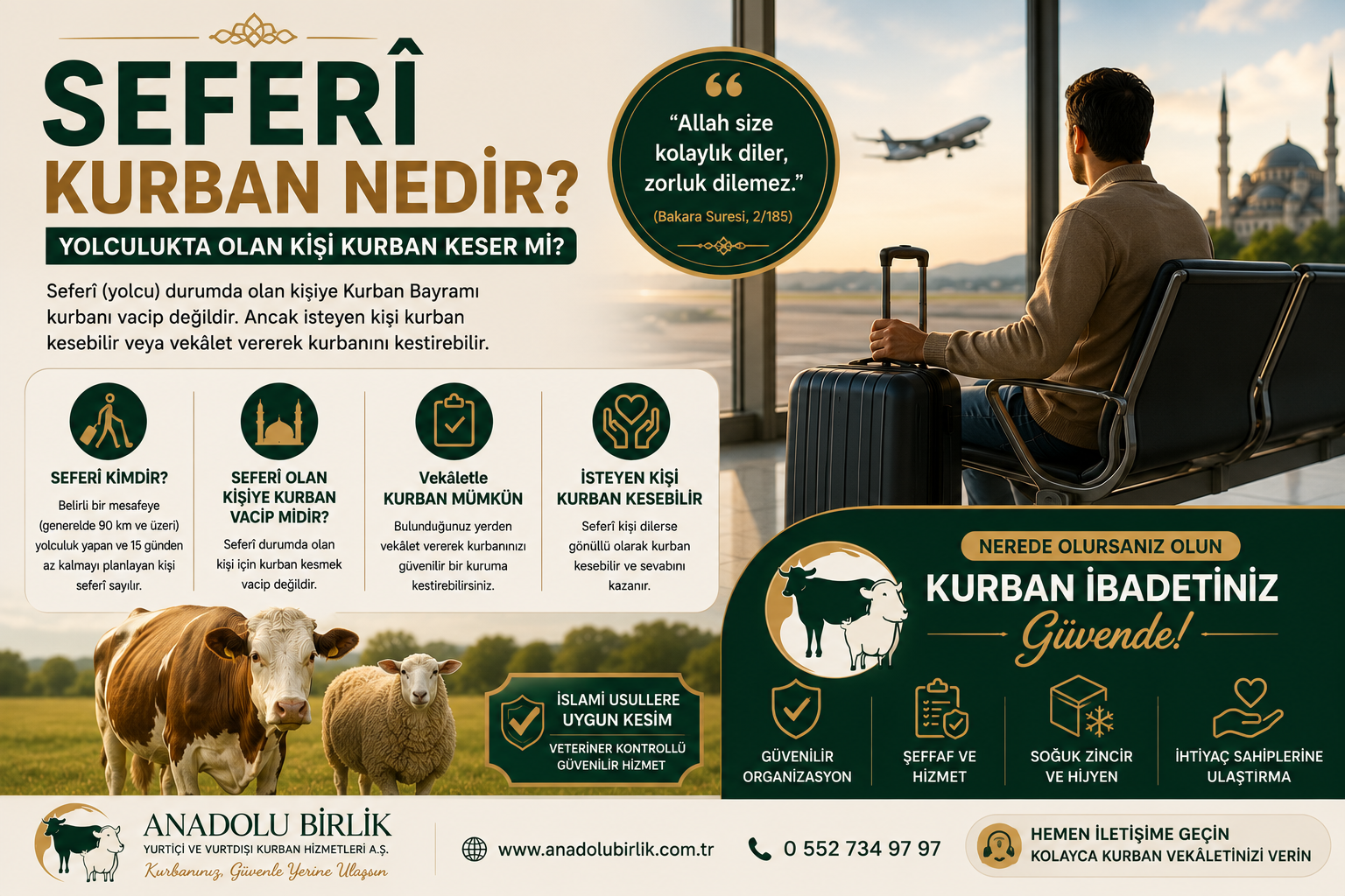 Seferî Kurban Nedir? Yolculukta Olan Kişi Kurban Kesmekle Yükümlü müdür?