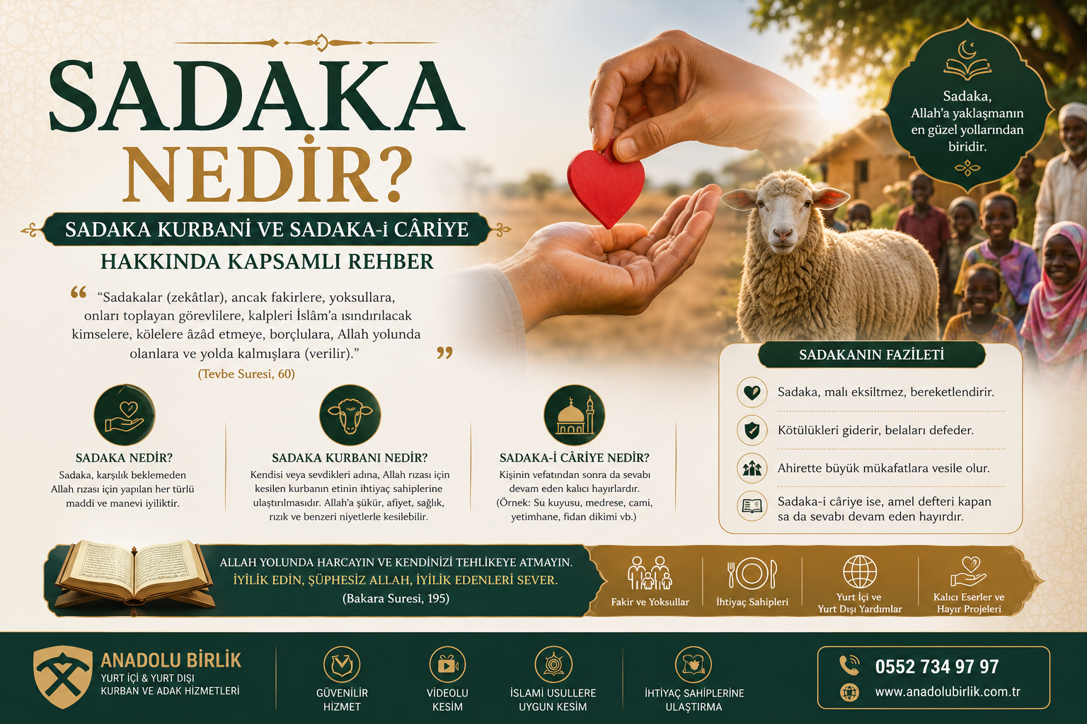 Sadaka Nedir? Sadaka Kurbanı ve Sadaka-i Câriye Hakkında Kapsamlı Rehber