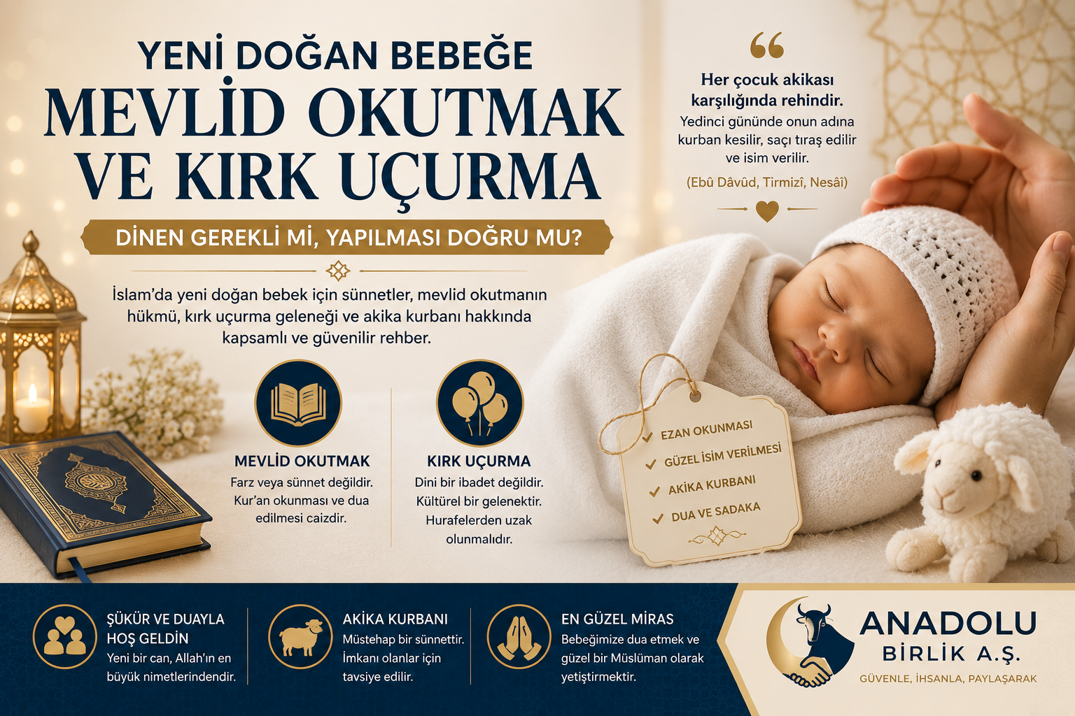 Yeni Doğan Bebeğe Mevlid Okutmak Gerekli mi? Kırk Uçurma Dinen Doğru mu?