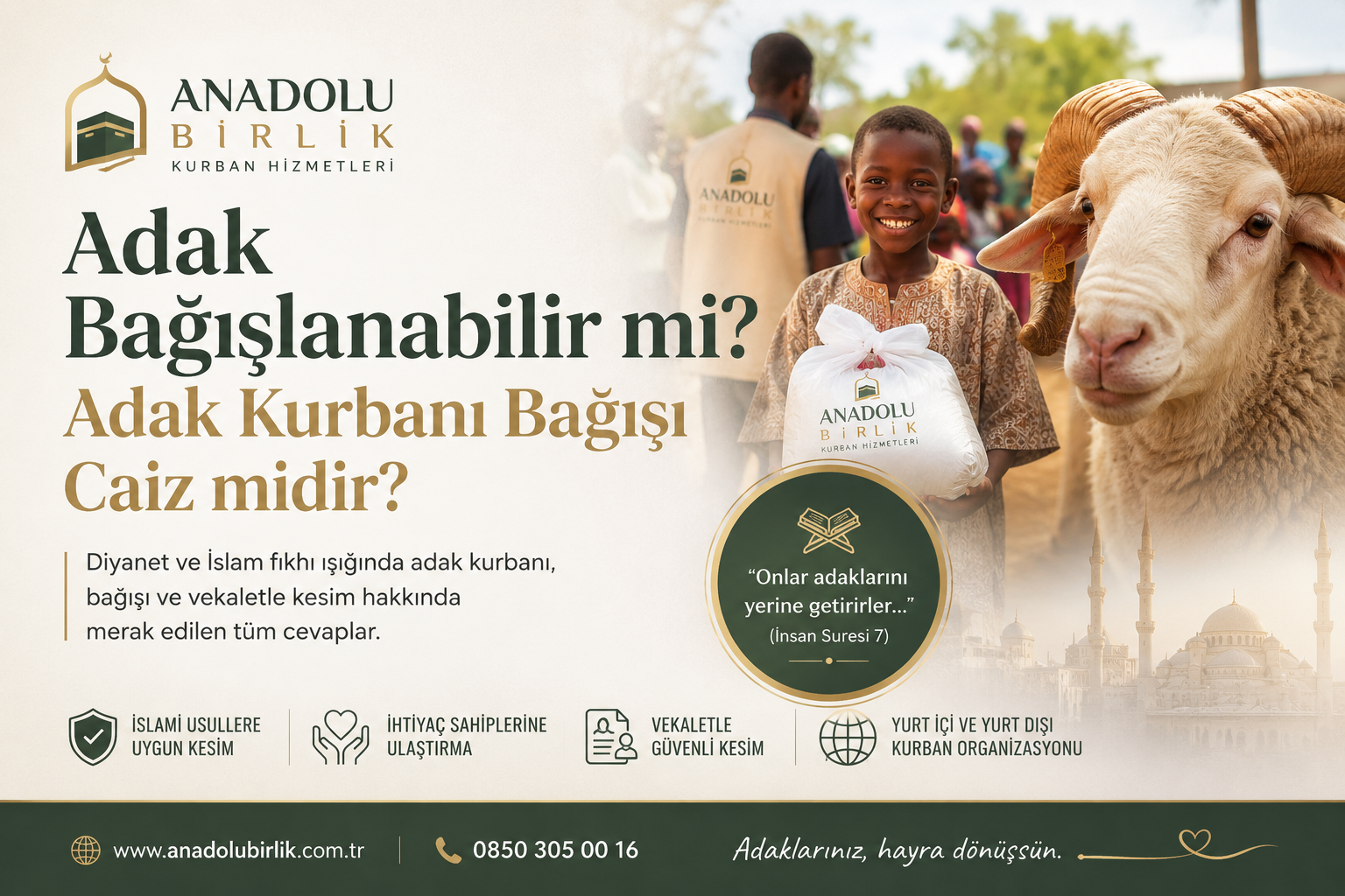 Adak Bağışlanabilir mi? Adak Kurbanı Bağışı Caiz midir? (Diyanet ve İslam Fıkhı Açısından Detaylı Rehber)
