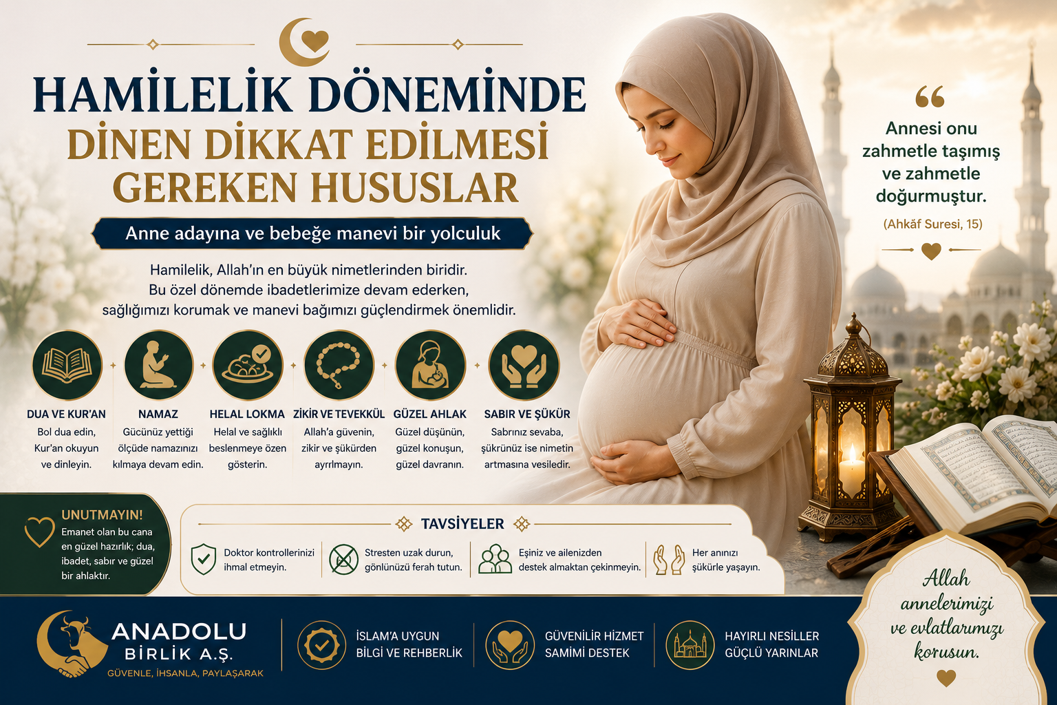 Hamilelik Döneminde Dinen Dikkat Edilmesi Gereken Hususlar