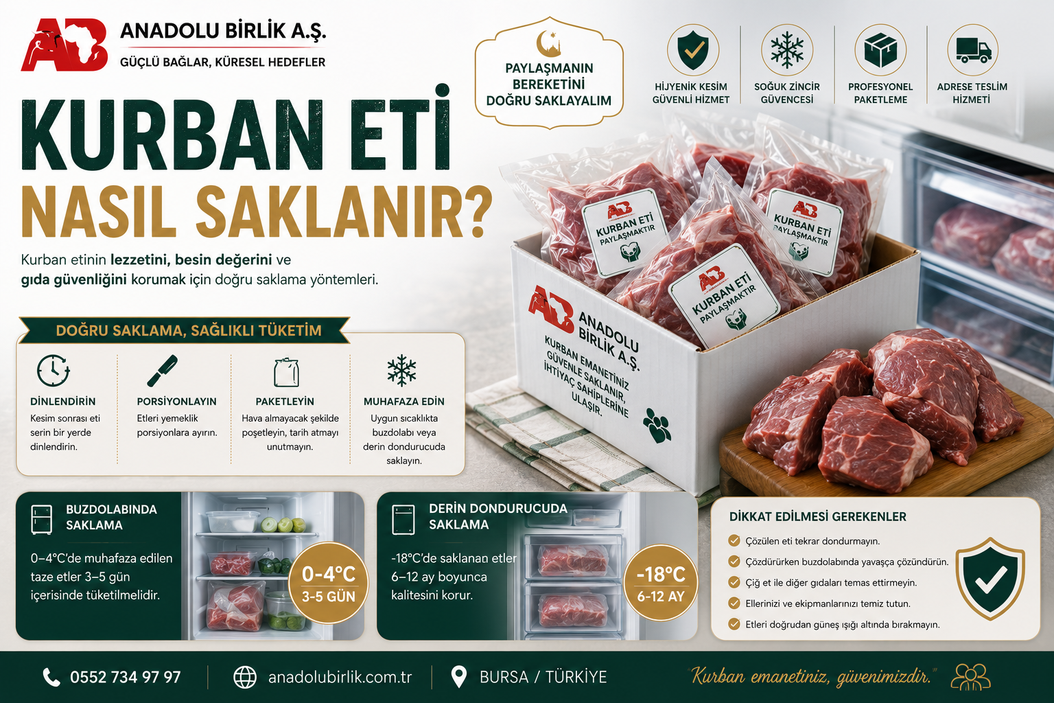 Kurban Eti Nasıl Saklanır?