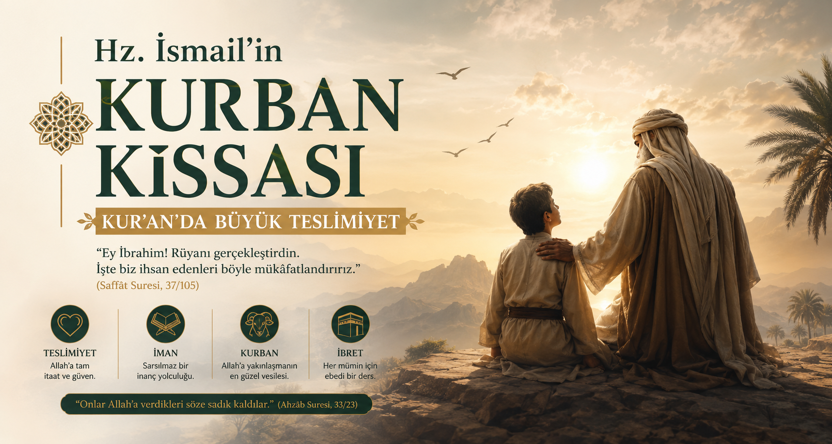 Hz. İsmail’in Kurban Kıssası | Kur’an’da Büyük Teslimiyet