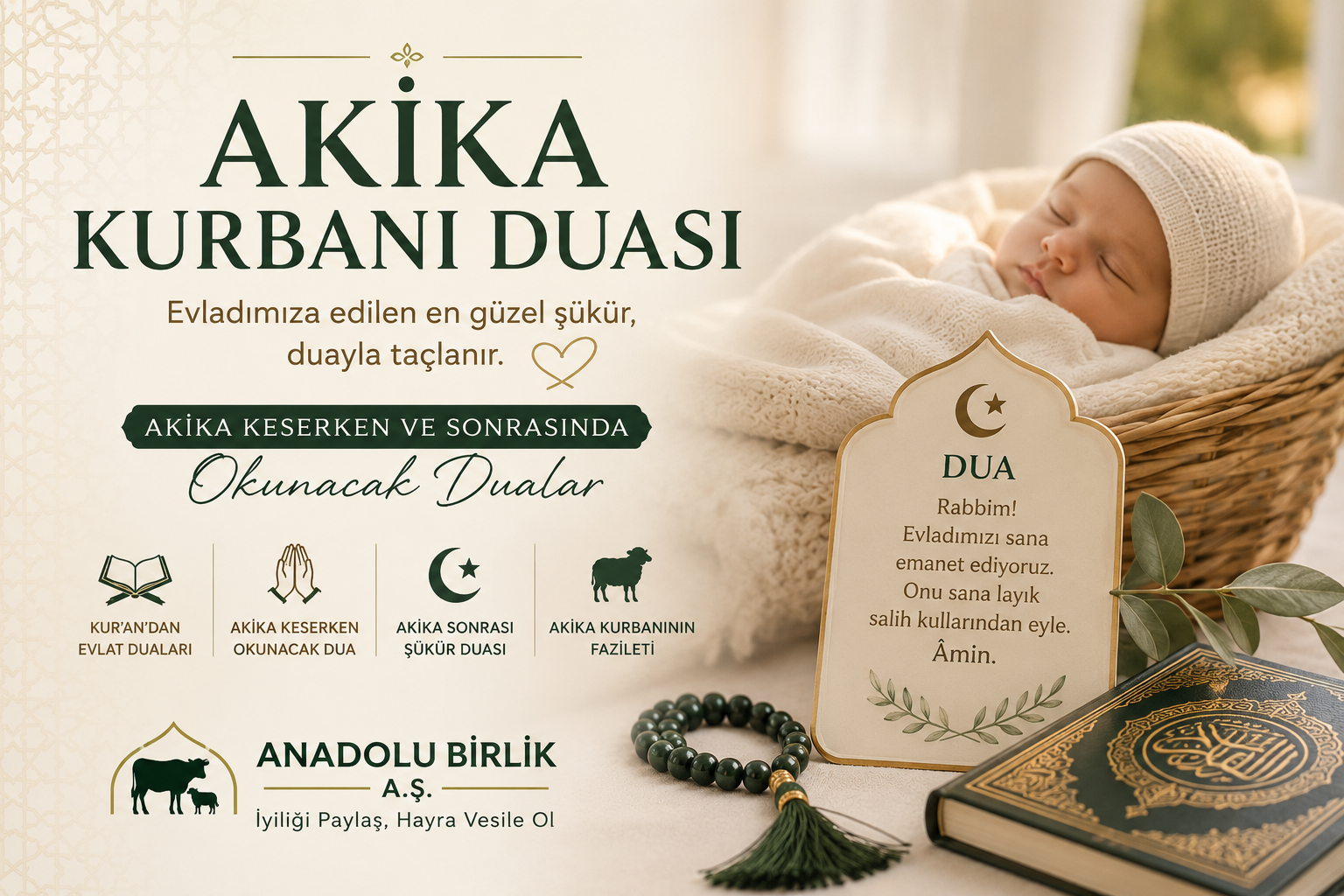Akika Kurbanı Duası Nedir? Akika Keserken ve Sonrasında Okunacak Dualar